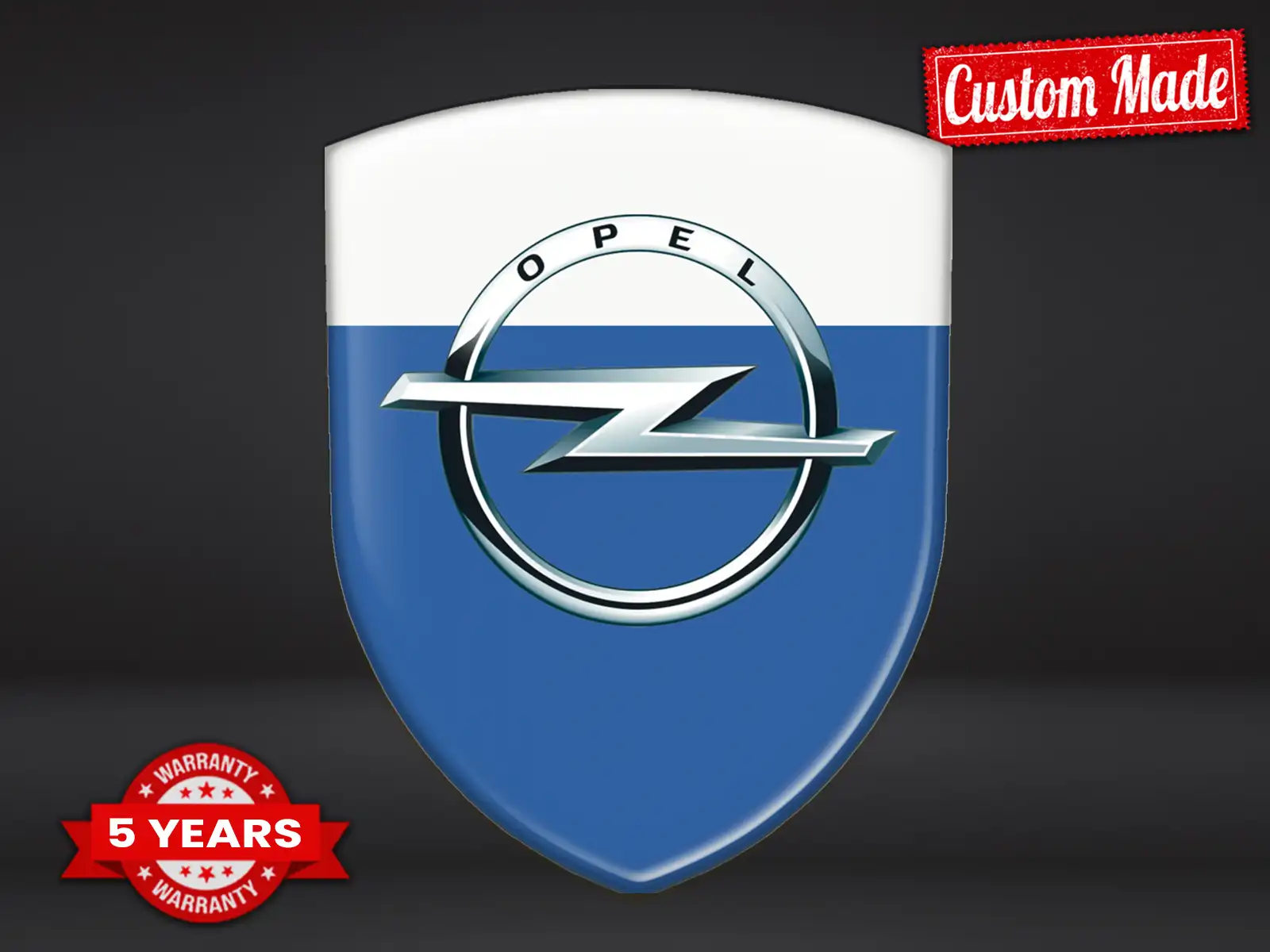 Opel Emblemas Silicona Auto Resistentes Alta Calidad Profesional